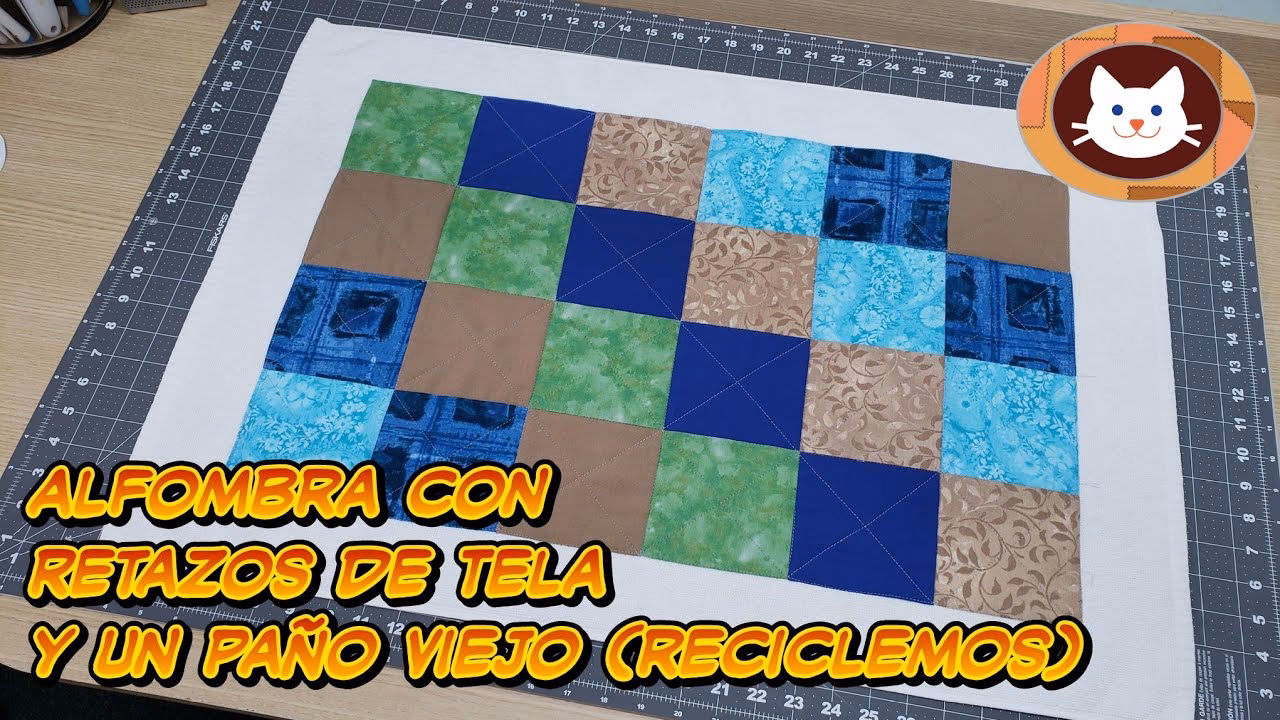 ¿Cómo se hace una alfombra sin nudo?