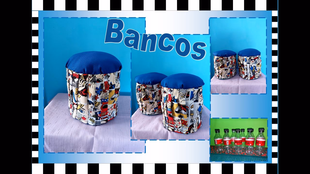 ¿Cómo hacer una silla con botellas de plástico?