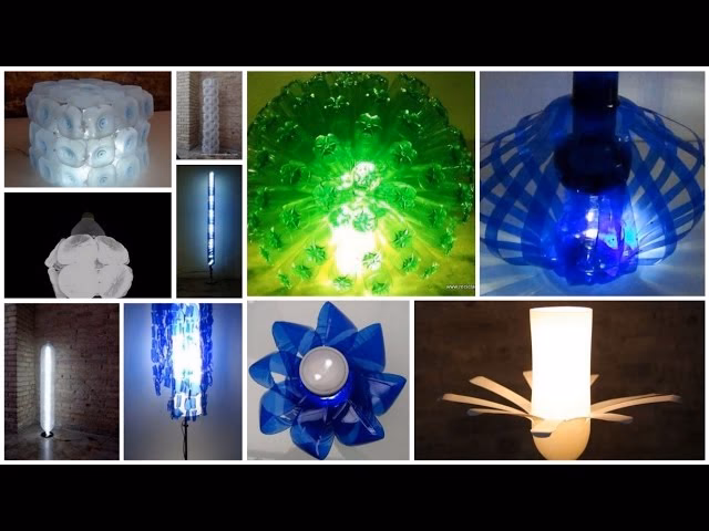 ¿Cómo se puede pintar una lámpara con una lata reciclada?