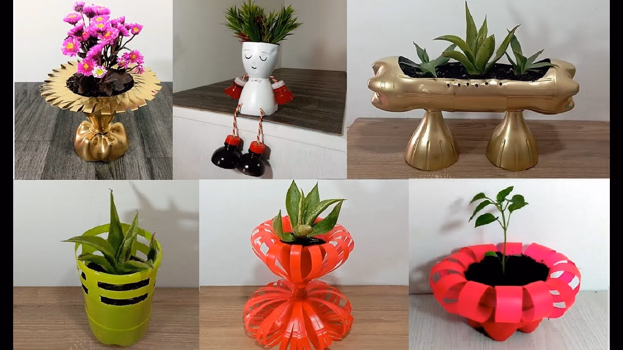 ¿Por qué reutilizar botellas de plástico para crear maceteros?