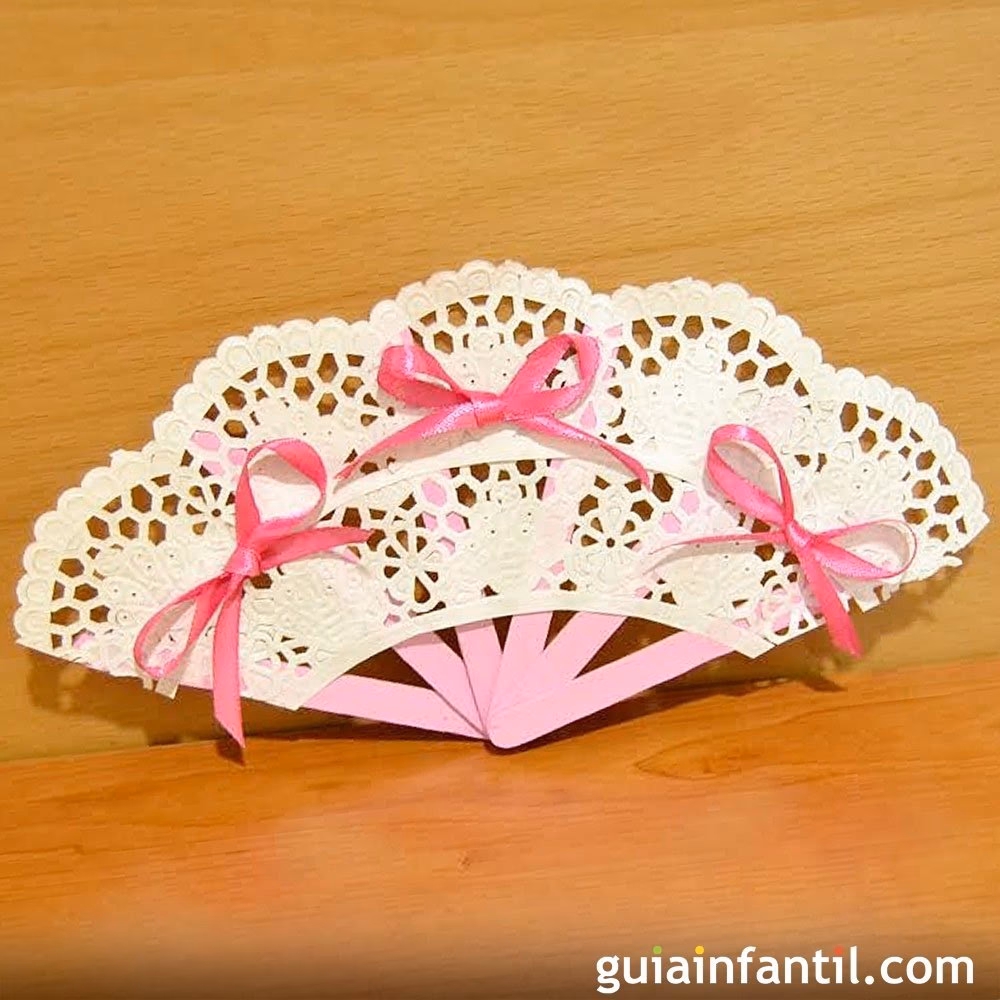 ¿Cómo hacer un abanico calado?