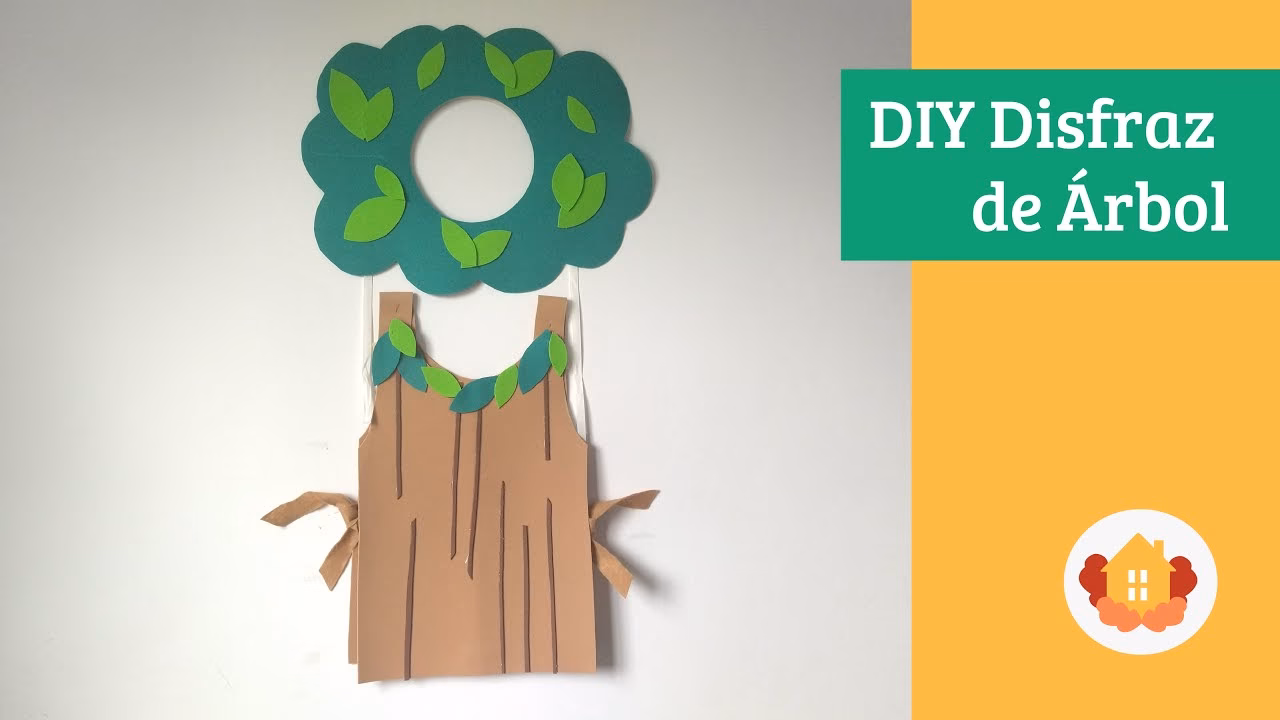 ¿Cómo hacer un disfraz de árbol reciclado?