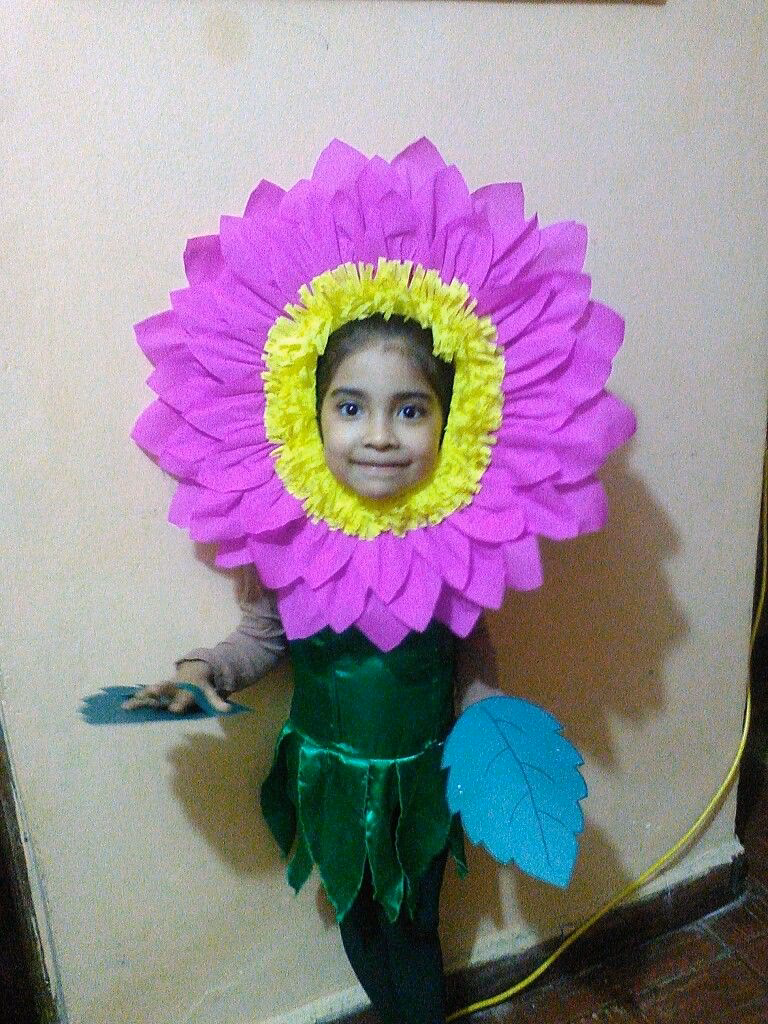 ¿Cómo hacer un disfraz de flor?