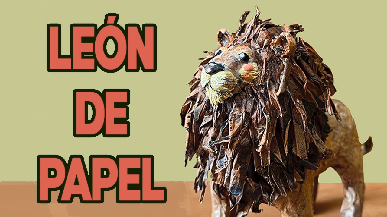 ¿Cómo se hace la melena de un león?