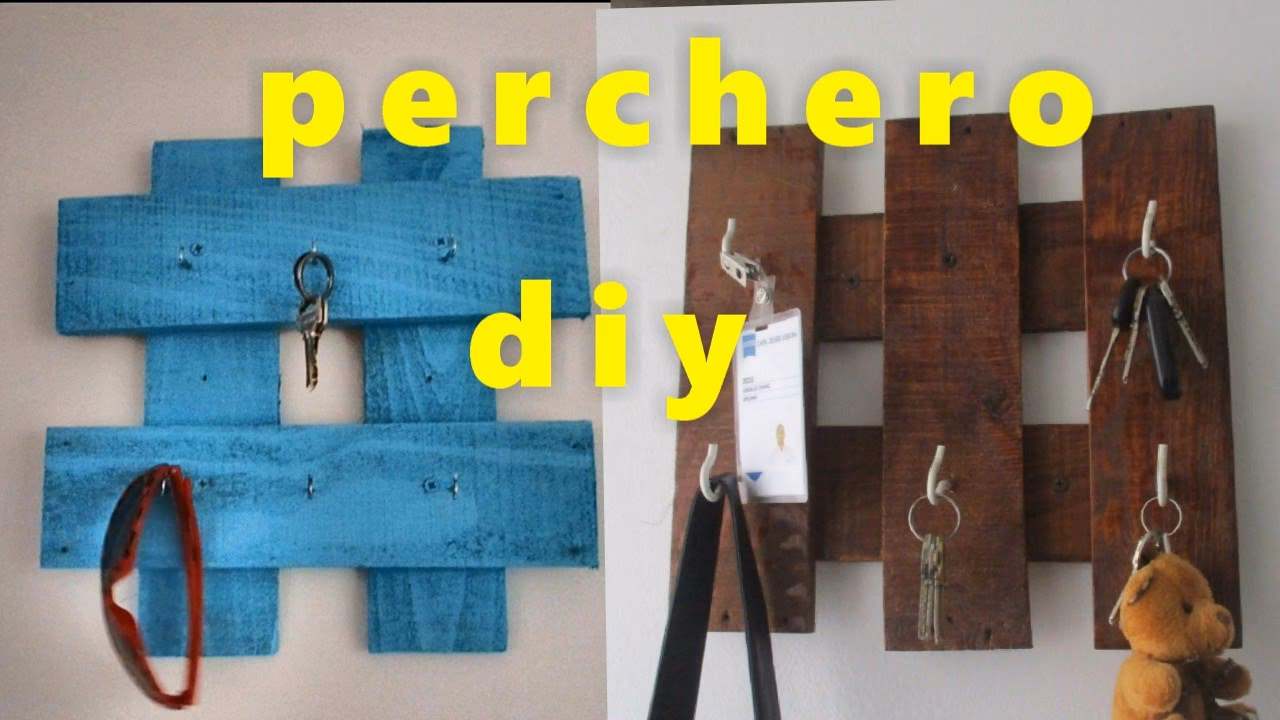 ¿Cómo hacer un perchero?