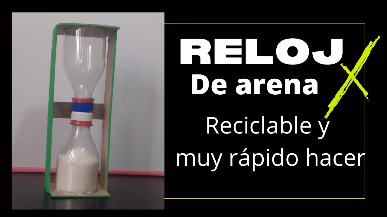 ¿Cómo rellenar una botella de reloj de arena?