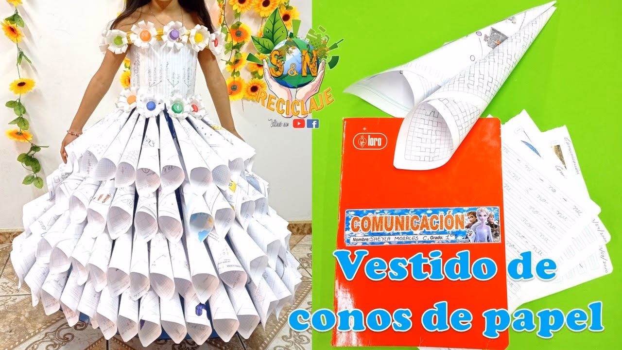 ¿Cómo hacer un traje con material reciclado para niños?