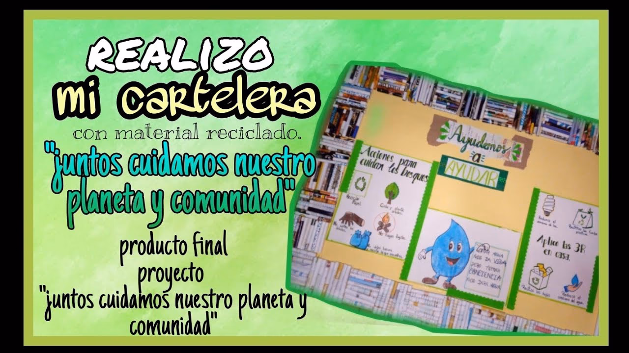 ¿Cómo hacer carteles para los cubos de reciclar?