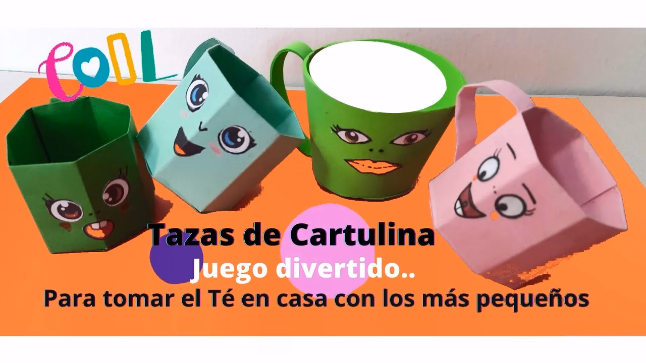 ¿Cómo hacer una taza de cartón reciclado?