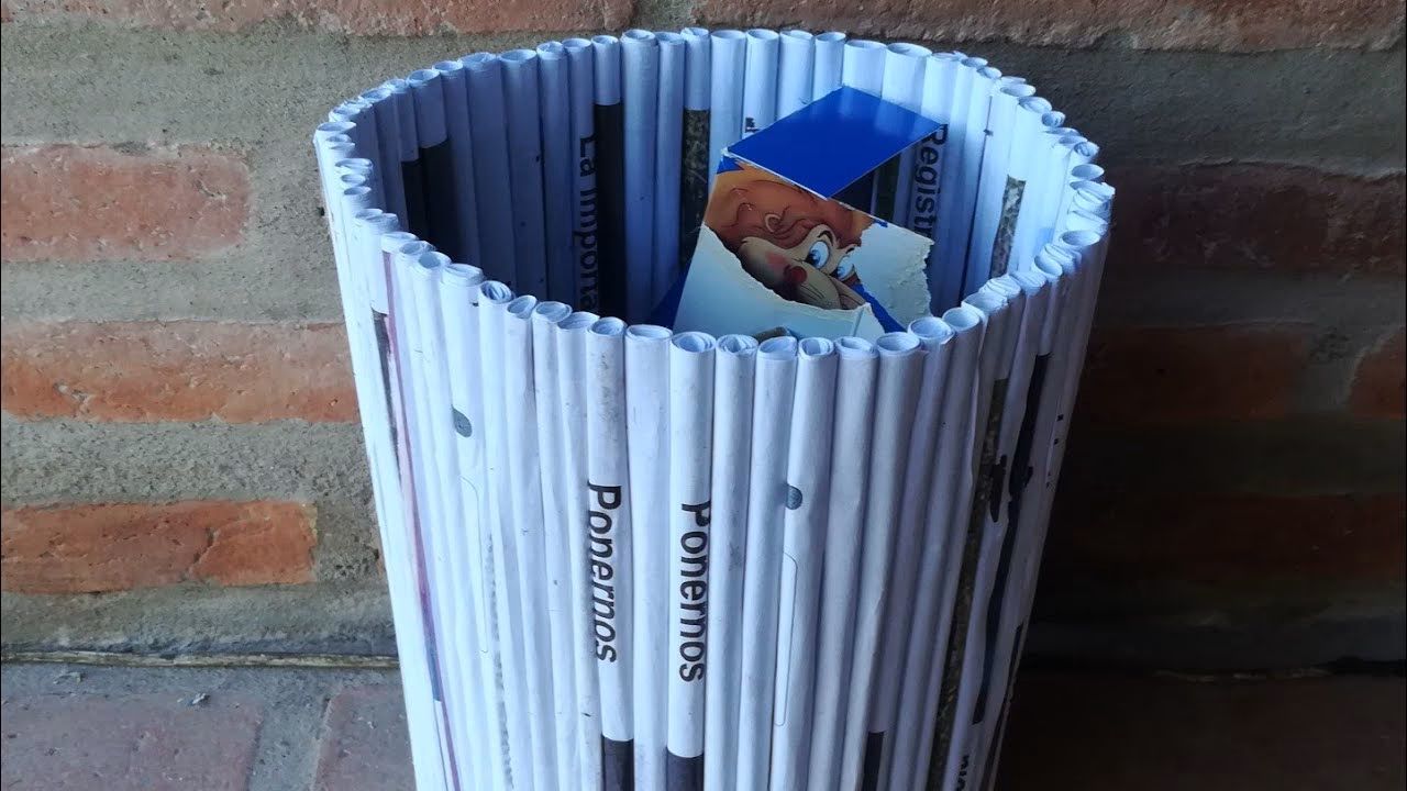 ¿Cómo hacer que un bote de basura sea resistente?