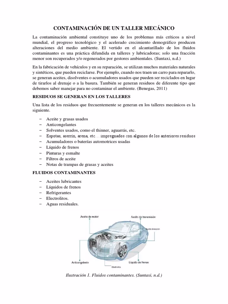 ¿Cuál es la relación del taller con el medio ambiente?