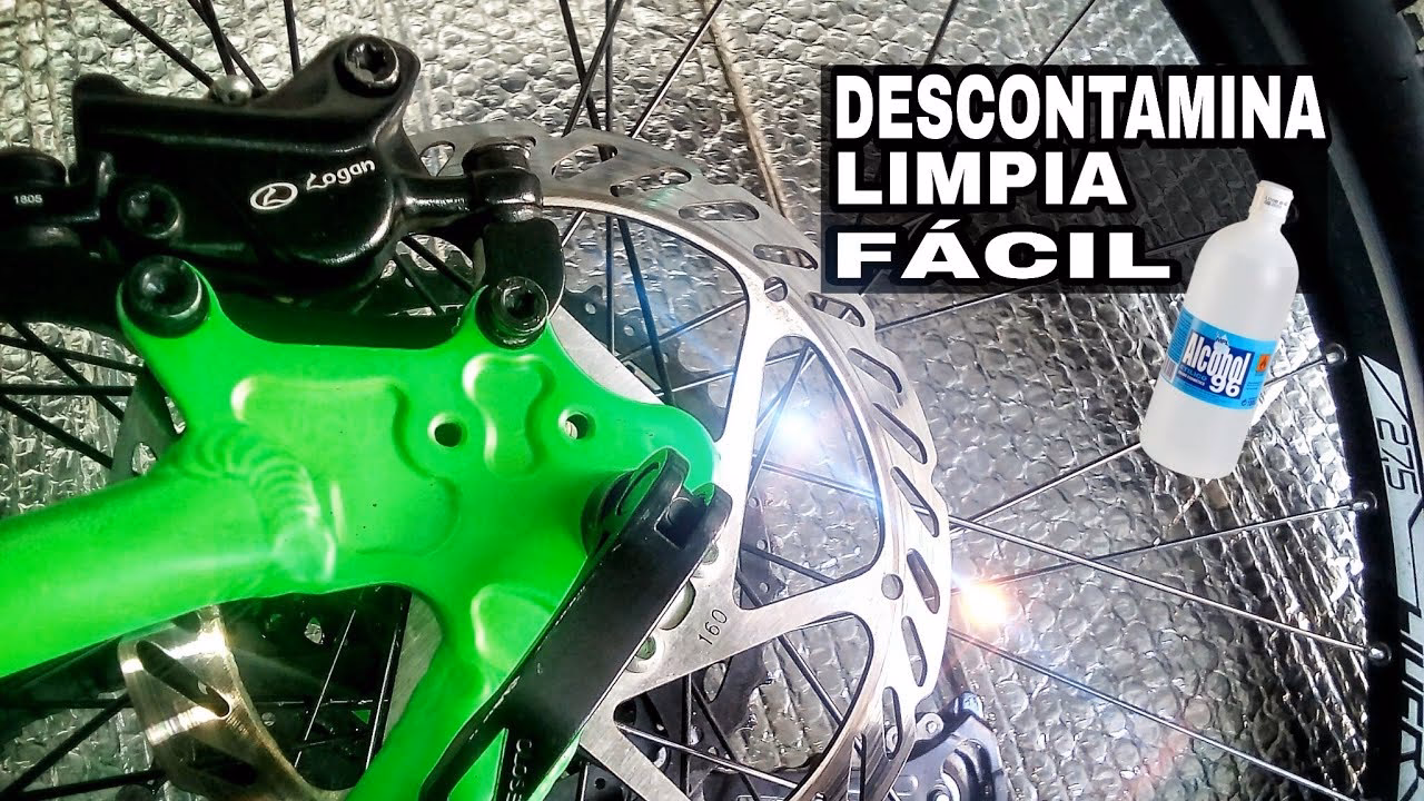 ¿Cómo limpiar el disco de freno de una bicicleta?