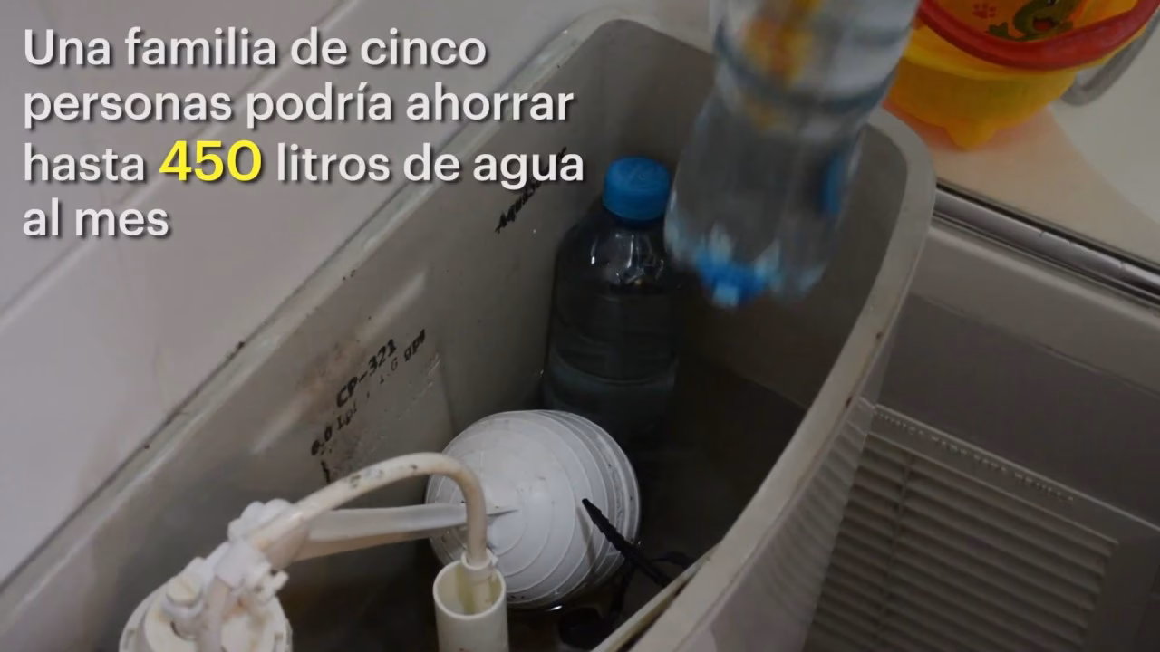 ¿Cómo colocar una mochila en el inodoro?