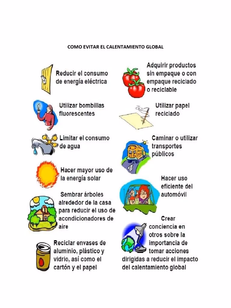 ¿Cómo combatir el calentamiento global?
