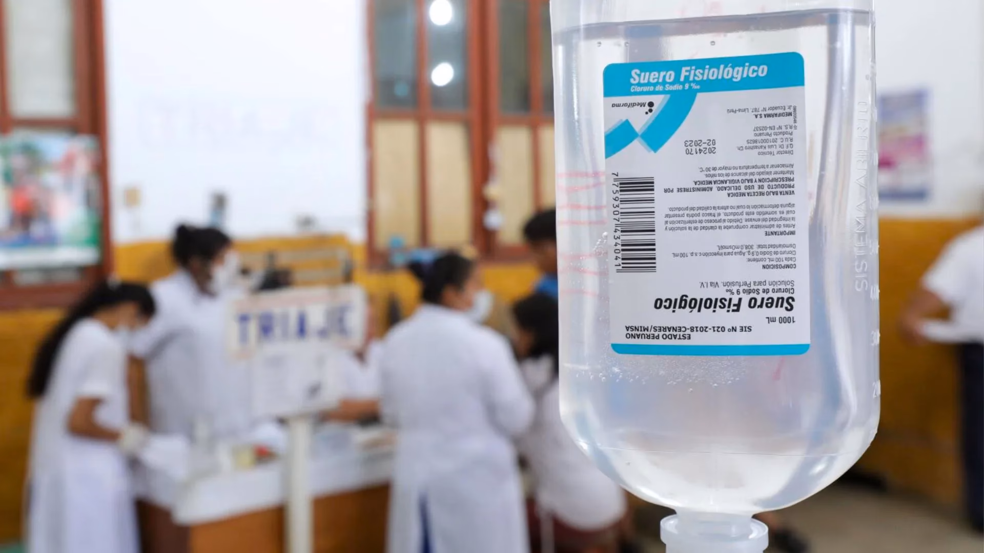 ¿Qué pasó con el suero fisiológico?