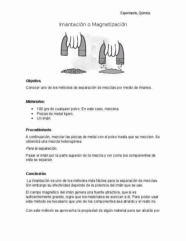 ¿Cuáles son los métodos de imantación?