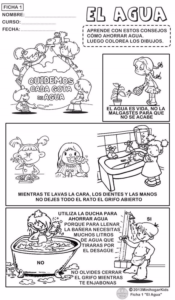 ¿Qué busca el proyecto educativo sobre el cuidado del agua?