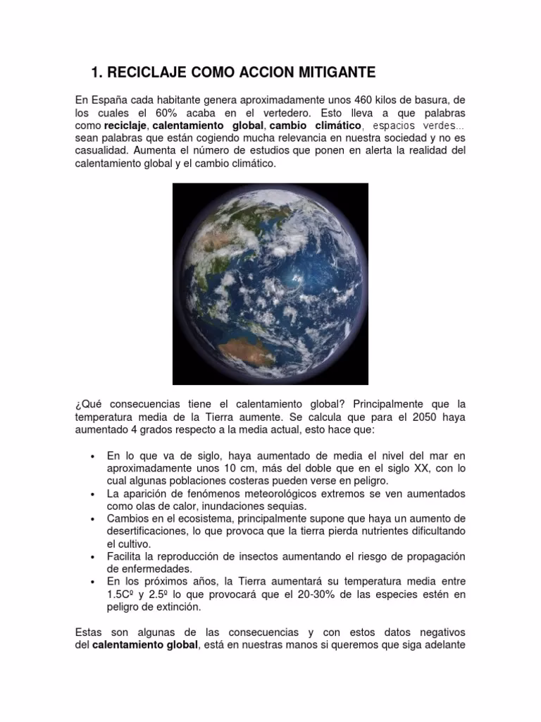 ¿Cuál es la misión de la empresa de reciclaje?