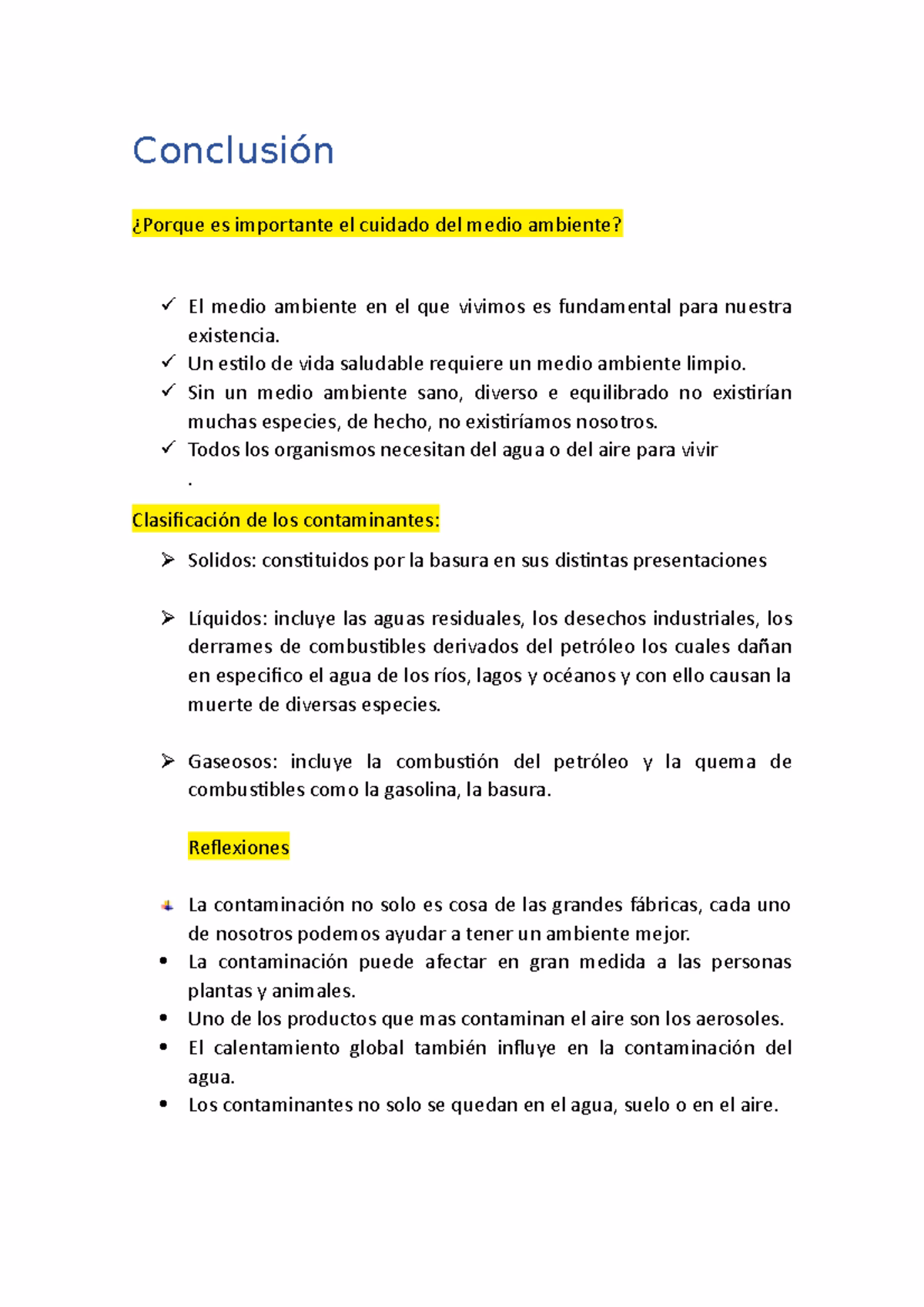 ¿Cómo contribuir con el cuidado del Medio Ambiente?