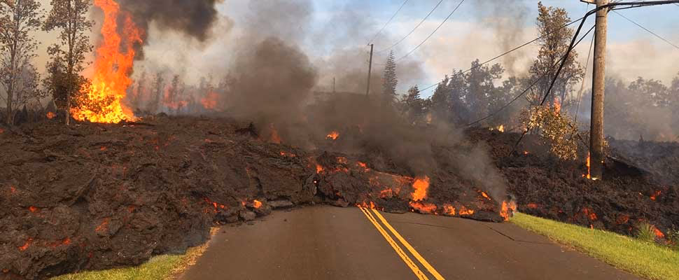 ¿Dónde se encuentran las viviendas destruidas por el volcán?