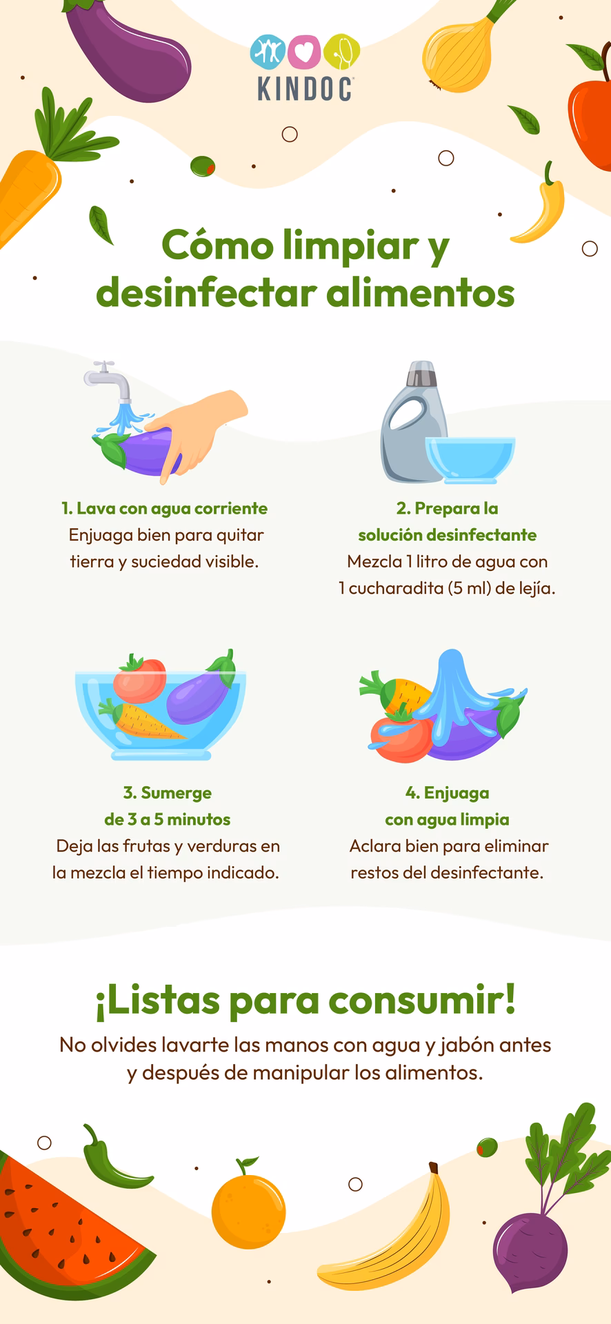 ¿Cómo prevenir la contaminación de alimentos?