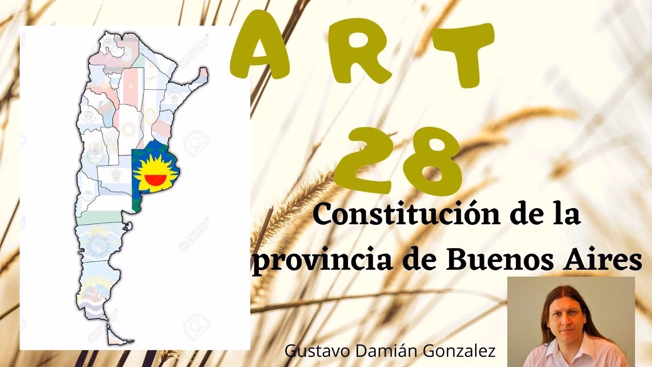¿Cuál es el derecho de los habitantes de la provincia de Buenos Aires?