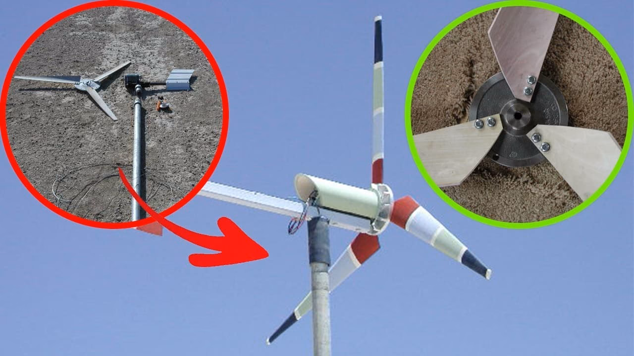 ¿Cuál es la cantidad de energía que produce un generador eólico casero?