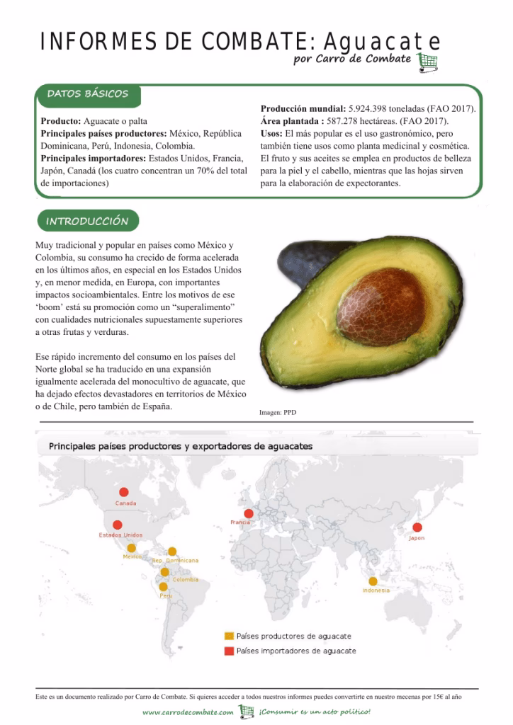 ¿Quién debe consumir la palta?