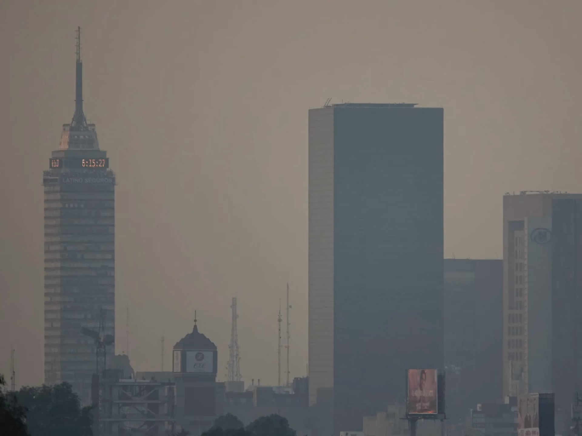 ¿Cómo se ve la contaminación demexico desde el espacio?