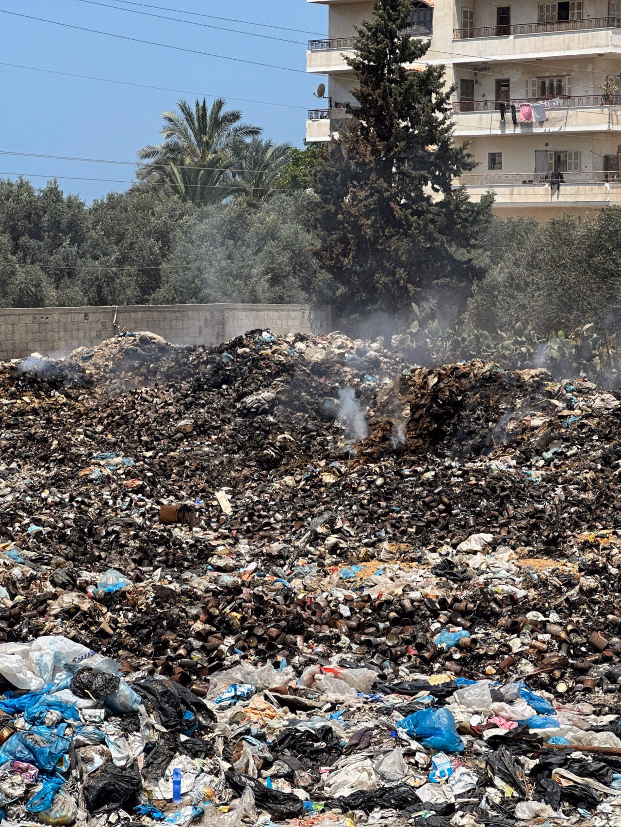 ¿Cuál es el porcentaje de agua contaminada en Gaza?