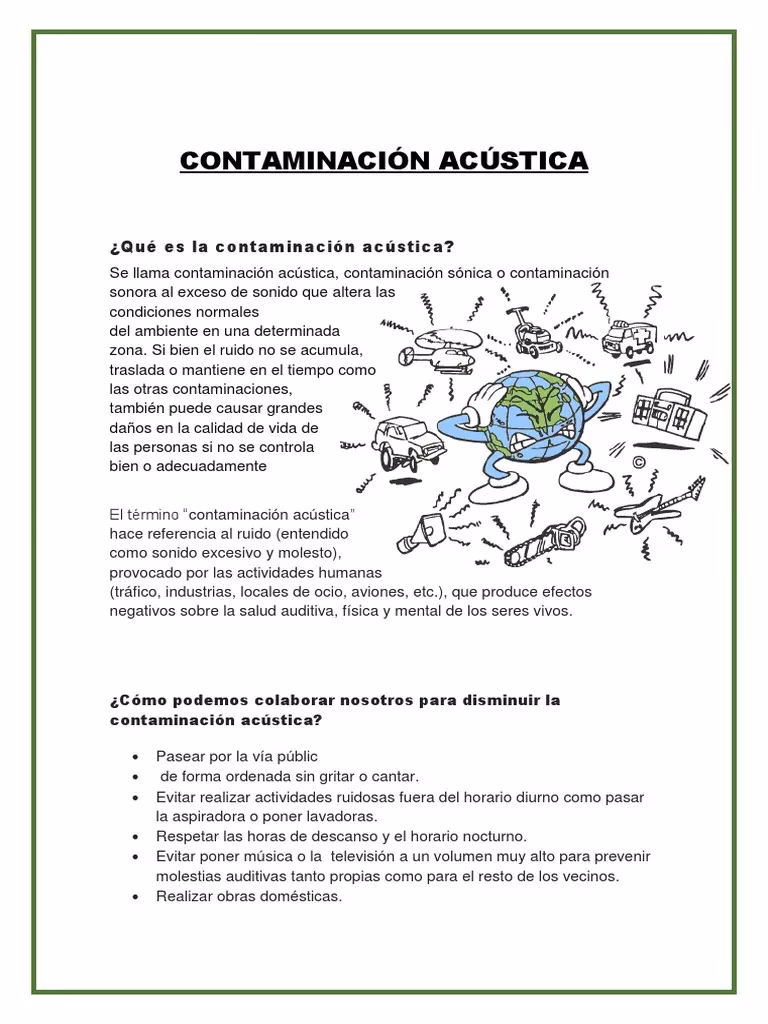 ¿Cuáles son las ideas secundarias de un mapa de contaminación?