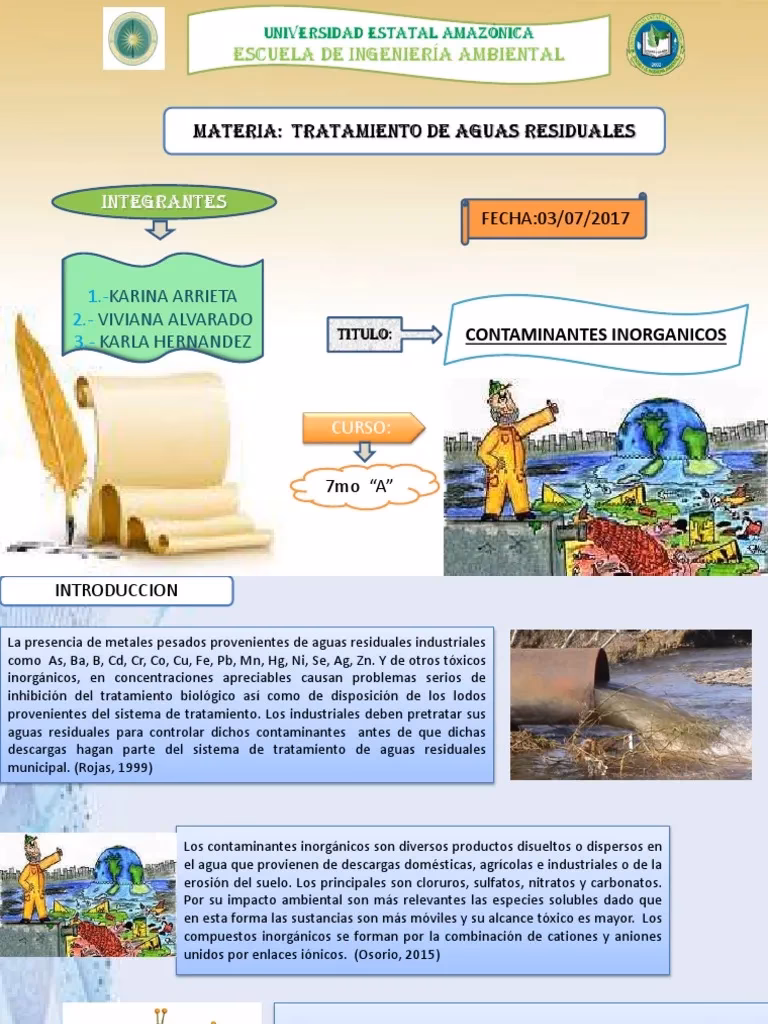 ¿Cuál es el impacto de los compuestos inorgánicos en la salud?
