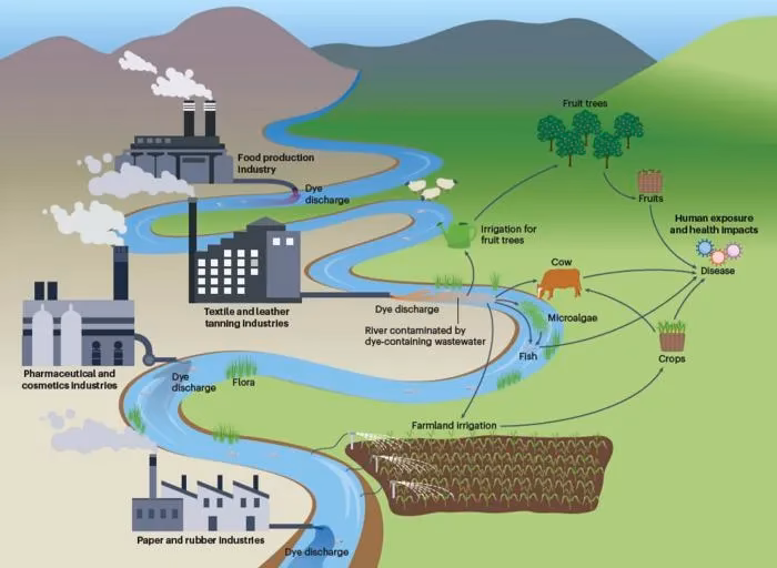 ¿Cómo tratar aguas contaminadas con colorante textil?
