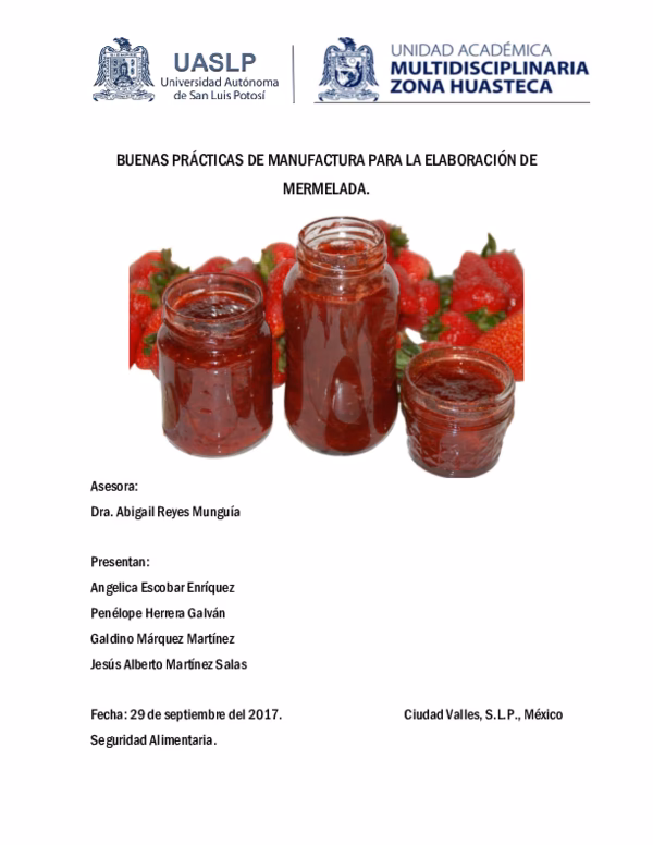 ¿Cuáles son los aditivos de la mermelada?