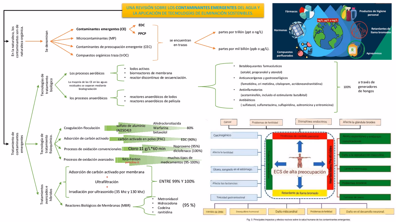 ¿Cómo afectan los contaminantes emergentes a la fauna?