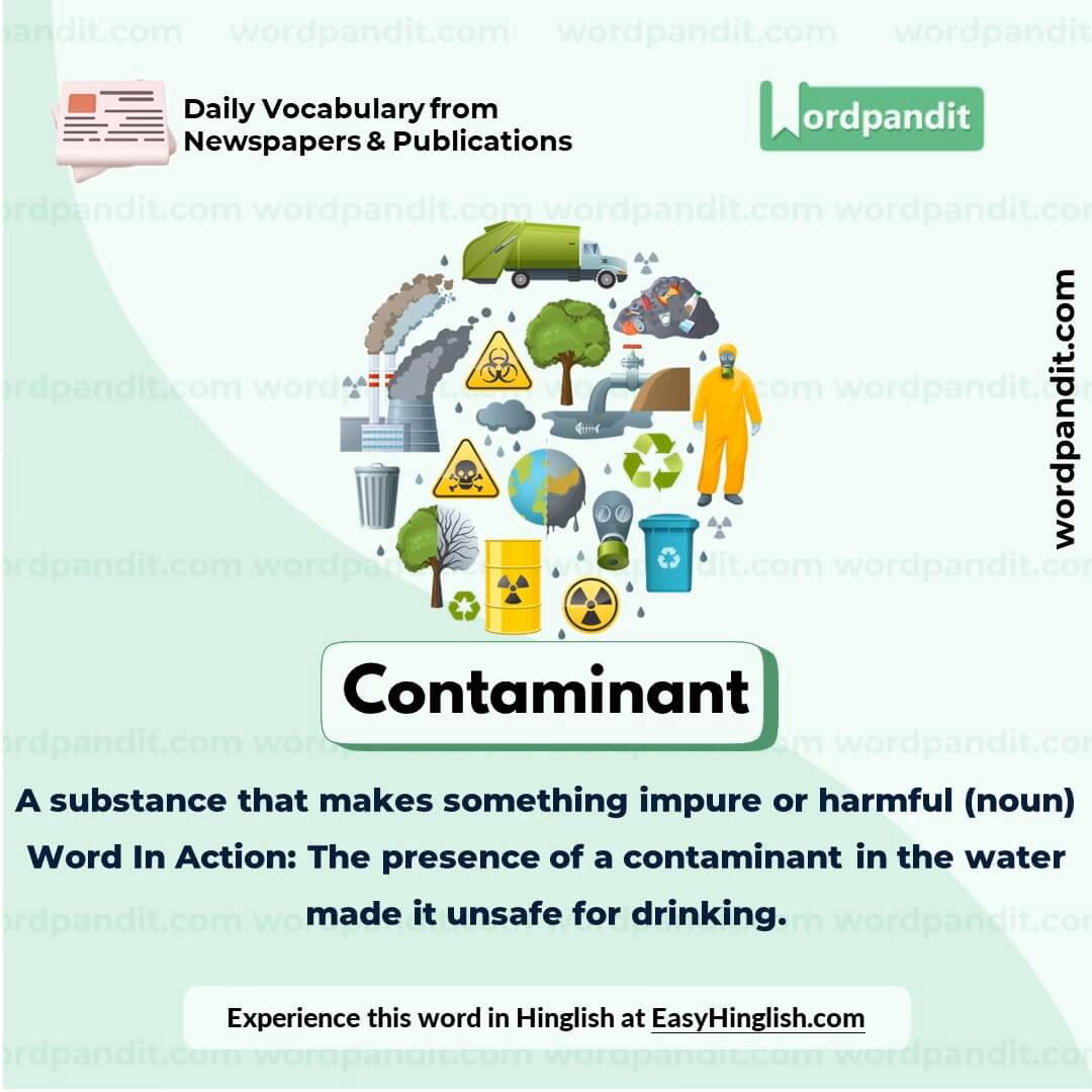 What is the difference between contaminate and taint?