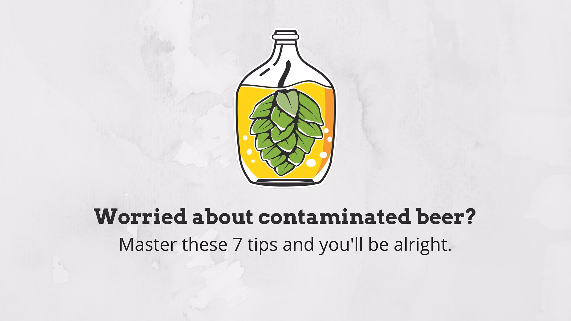 How do you know if your beer is contaminated?