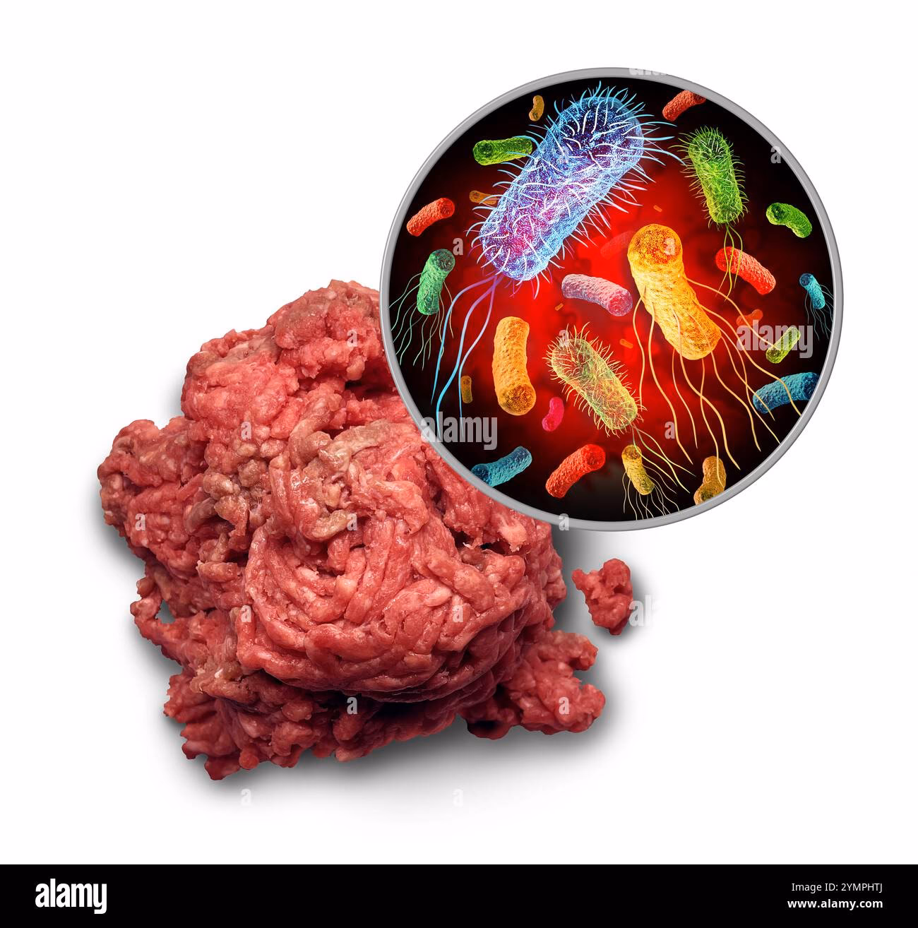 Can metal parts contaminate meat?