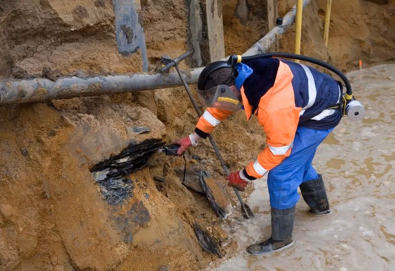 Can contaminated soil be removed?