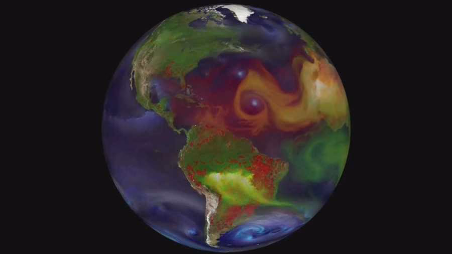 What is NASA doing with trace gases?