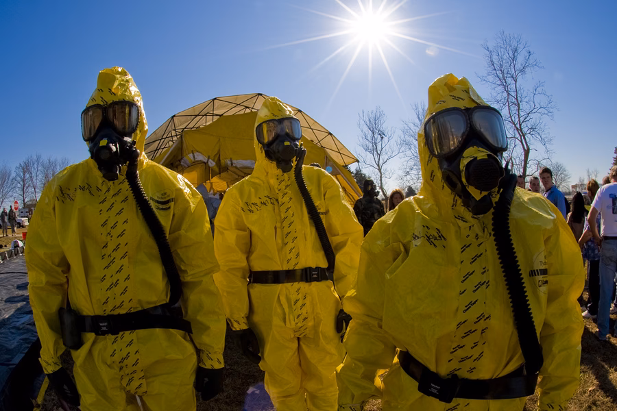 Why do you need a hazmat suit?