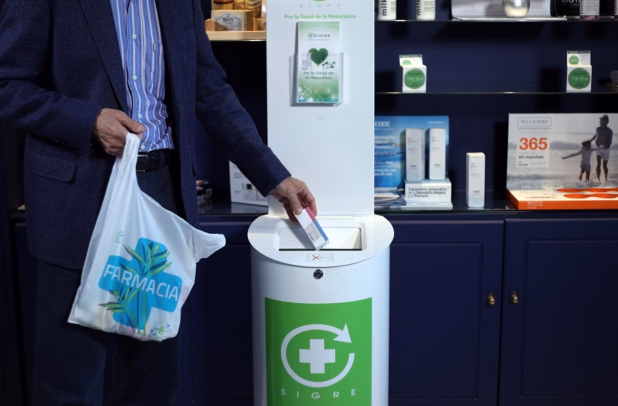 ¿Qué iniciativas se han puesto en marcha para el reciclaje de medicamentos?