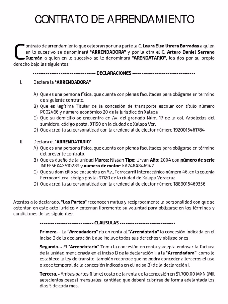¿Cuál es la diferencia entre arrendamiento rural y urbano?