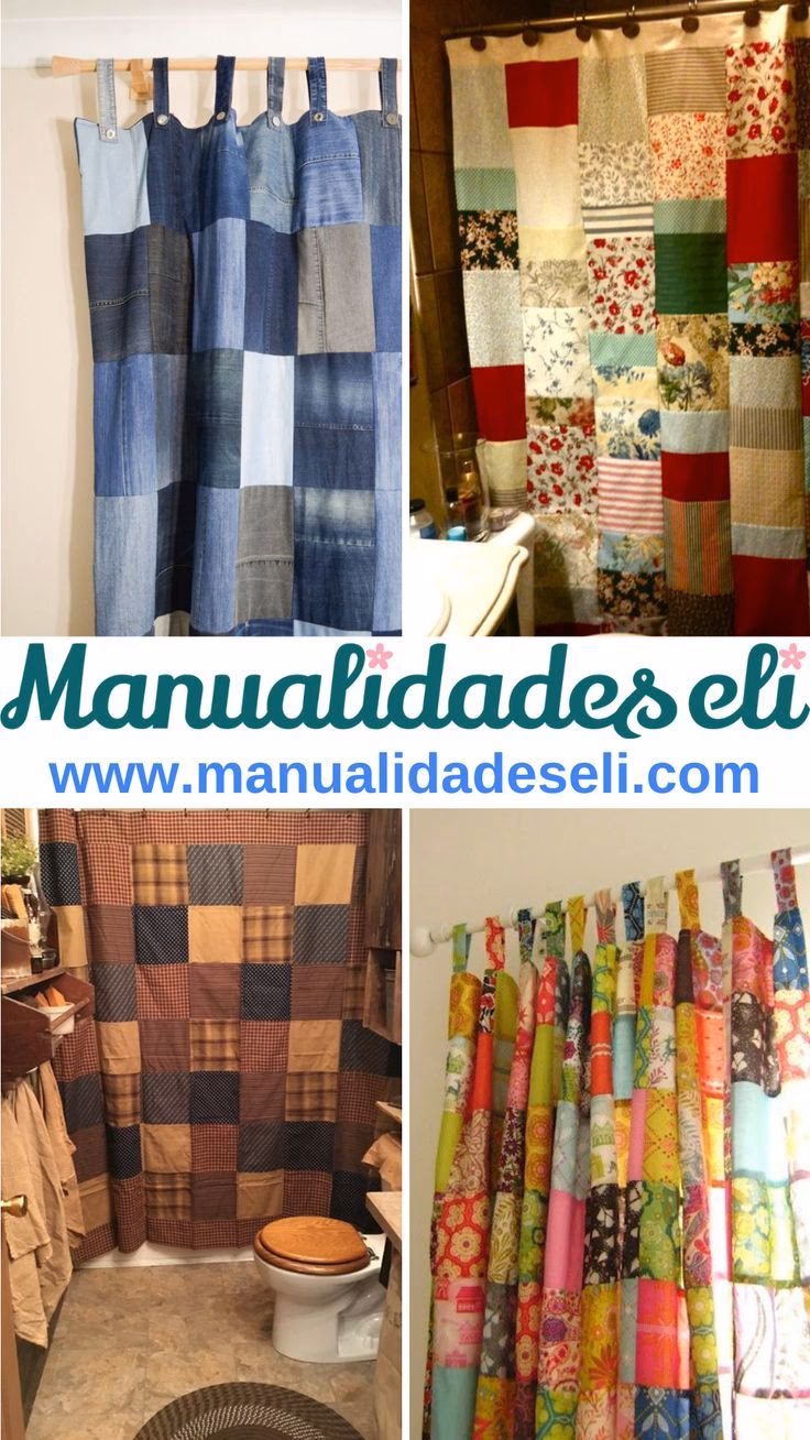¿Cómo decorar una cortina con retazos de tela?