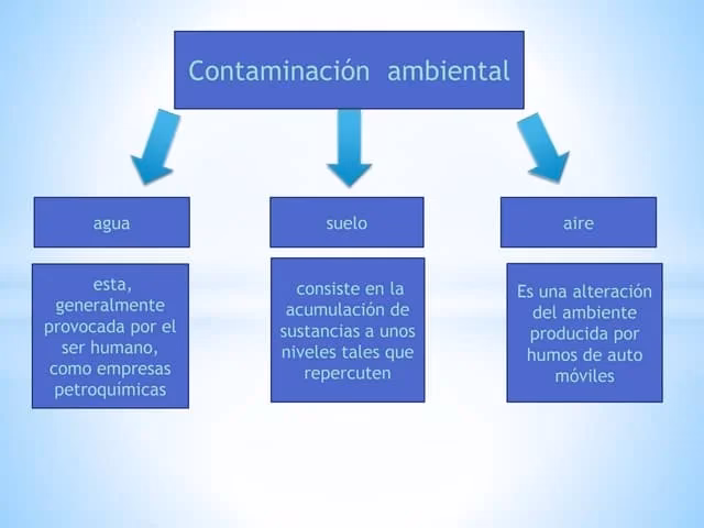 ¿Qué es la contaminación ambiental y ejemplos?