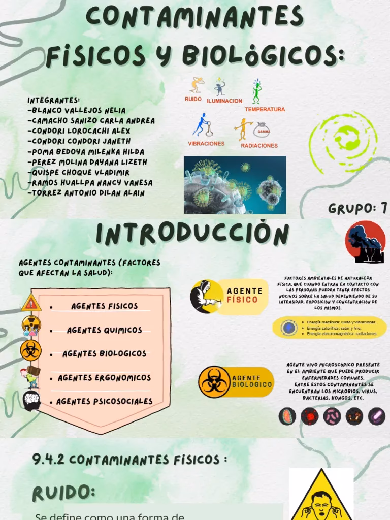 ¿Cuál es el riesgo de un contaminante?