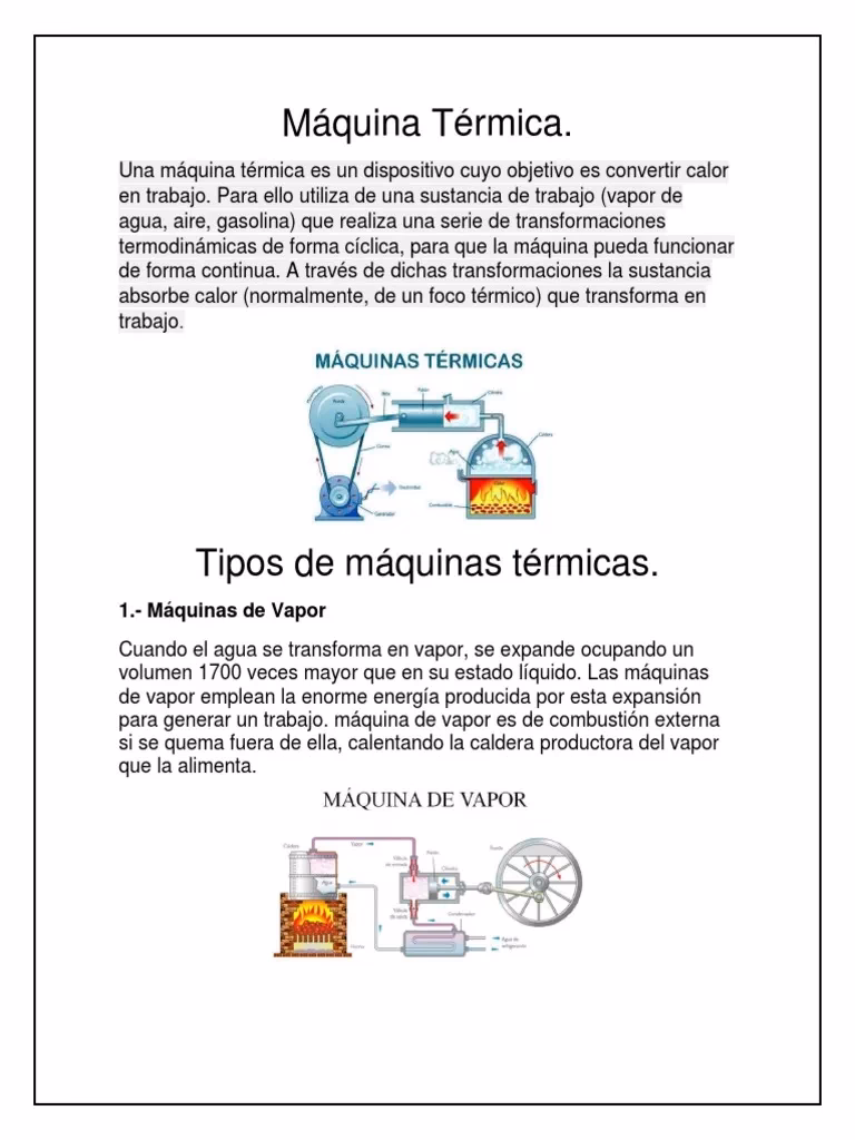 ¿Cómo afectan los residuos de una máquina térmica al medio ambiente?