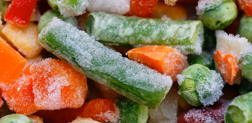 ¿Cuál es el valor nutricional de los productos congelados?