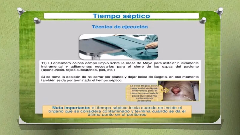 ¿Cuál es la diferencia entre cirugía clásica y contaminada?