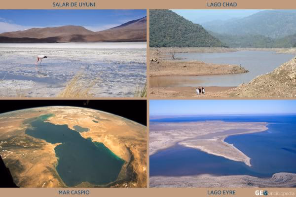 ¿Cuáles son los efectos de la contaminación en las cuencas endorreicas?